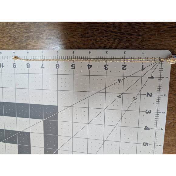 14K Yellow Gold Oval Pendant Moon Stars Diamond Accent Necklace 18" - Picture 9 of 11